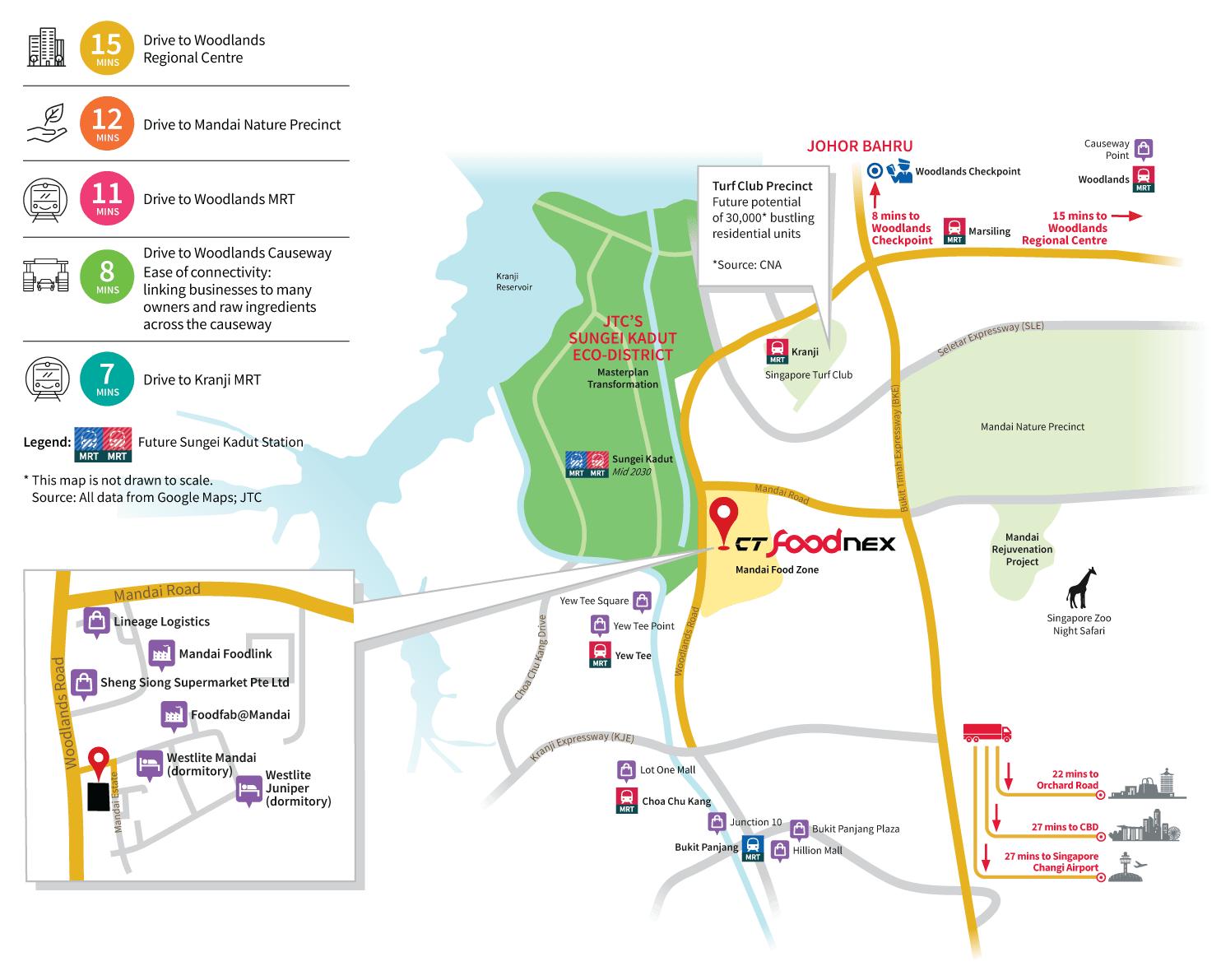 CT FoodNEX Location Map